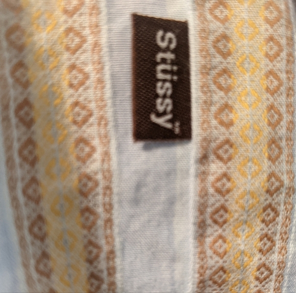 Stussy Men's Blue Striped Shirt - Picture 5 of 5